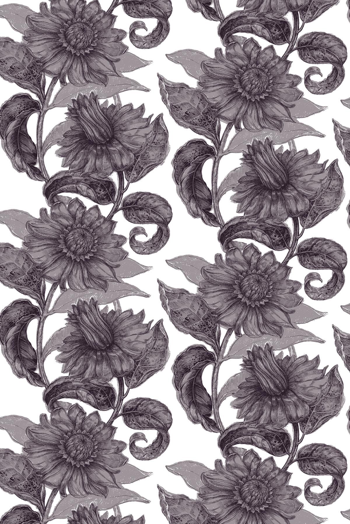 Timorous Beasties Wallpaper Floral - HD Wallpaper 