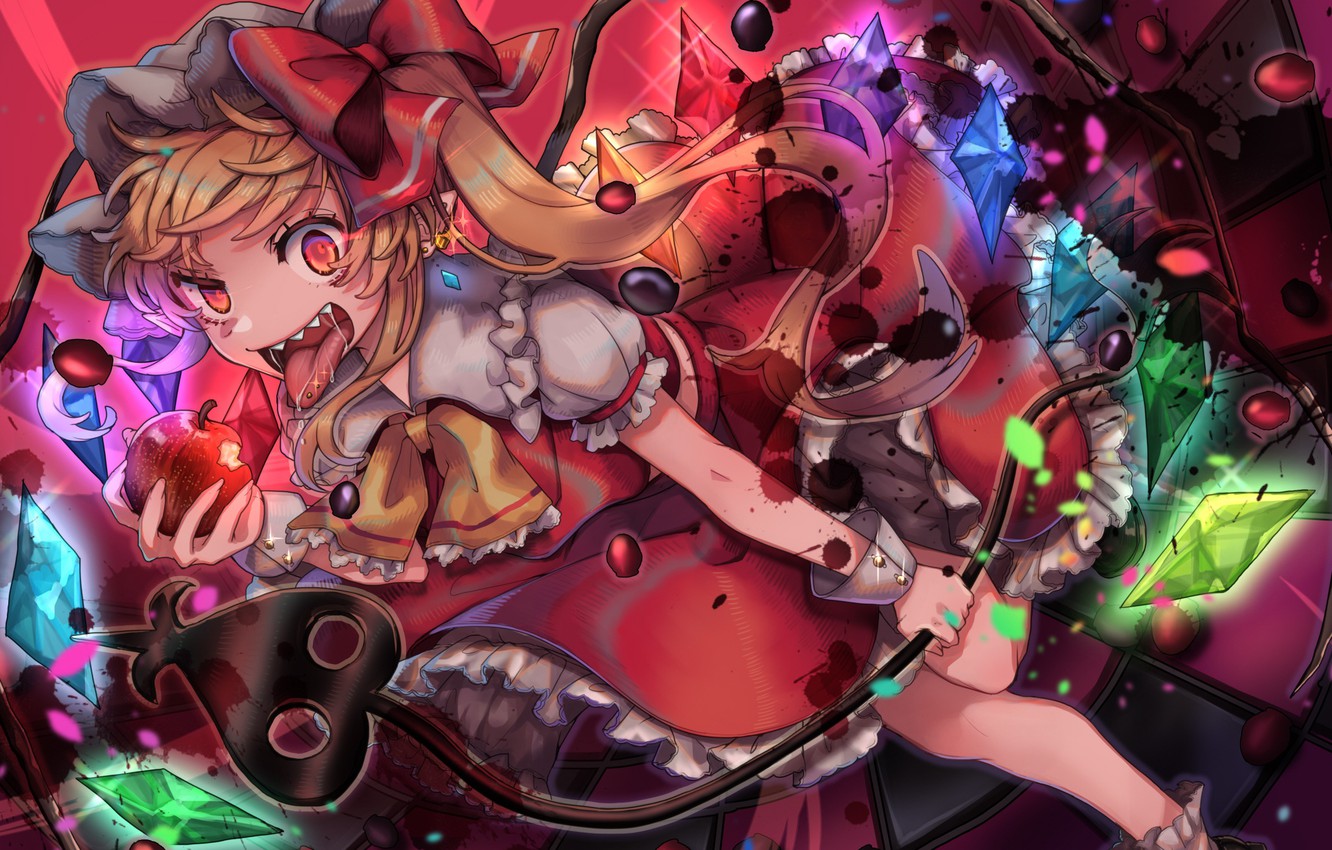 Photo Wallpaper Smile, Touhou, Touhou, Touhou - Wallpaper - HD Wallpaper 