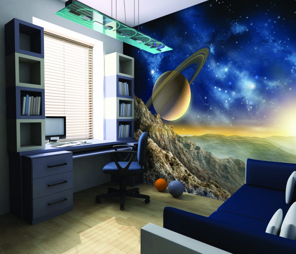 Outer Space 3d Kids Wallpaper Ideas - Space Theme For Home - 1024x879  Wallpaper 