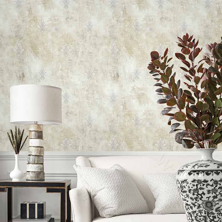 Indian Style Pure Paper Wallpaper For Living Room Wall - Living Room Indian Wallpaper Design - HD Wallpaper 
