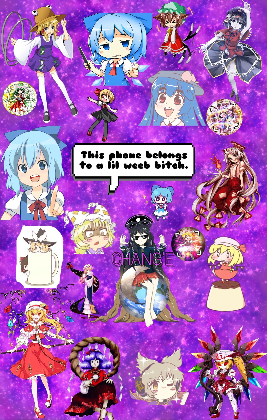 #touhou #wallpaper #touhouproject #forfriend - Cartoon - HD Wallpaper 