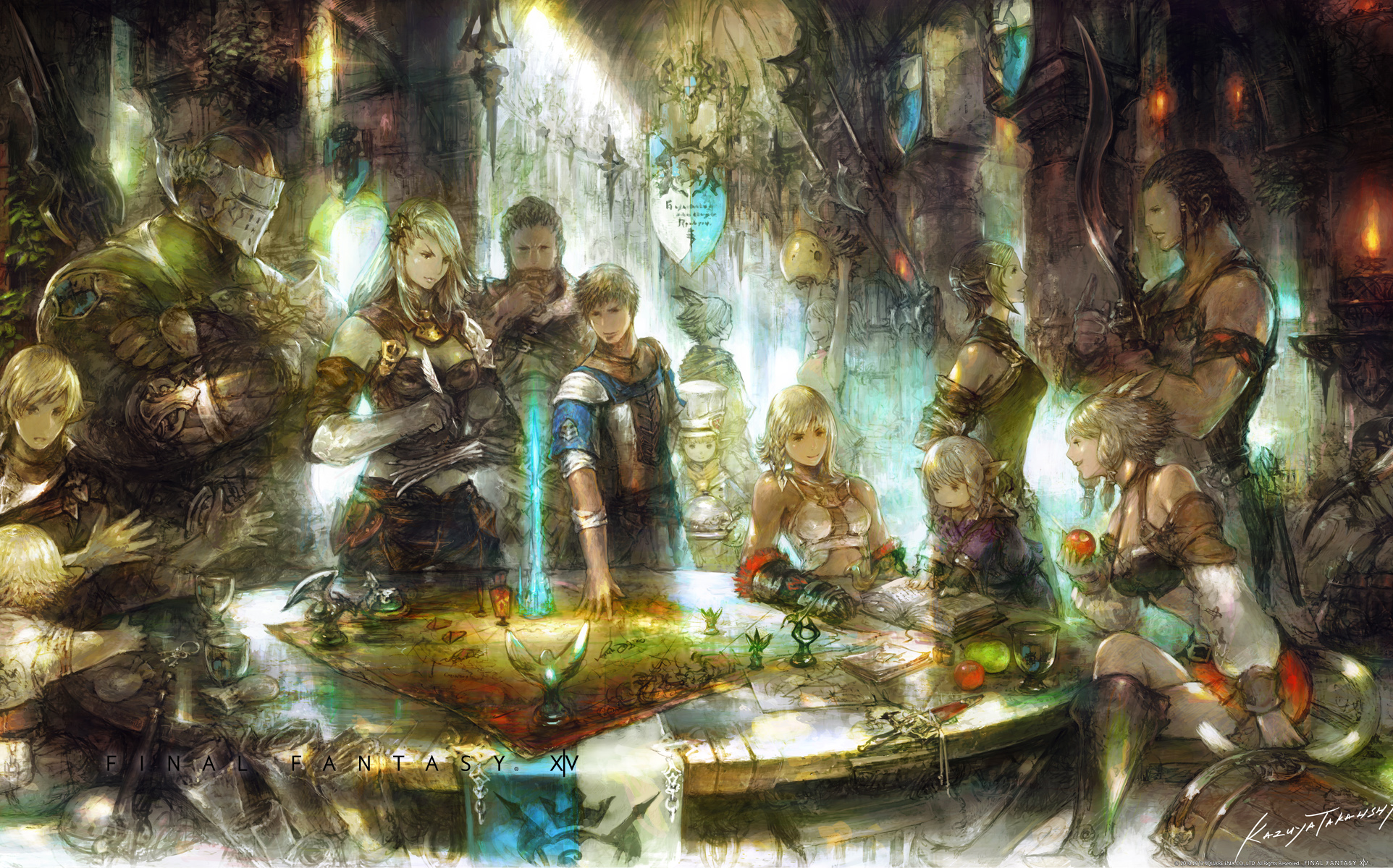 Ffxiv Hd Backgrounds - Final Fantasy Xv Wallpaper Art - HD Wallpaper 