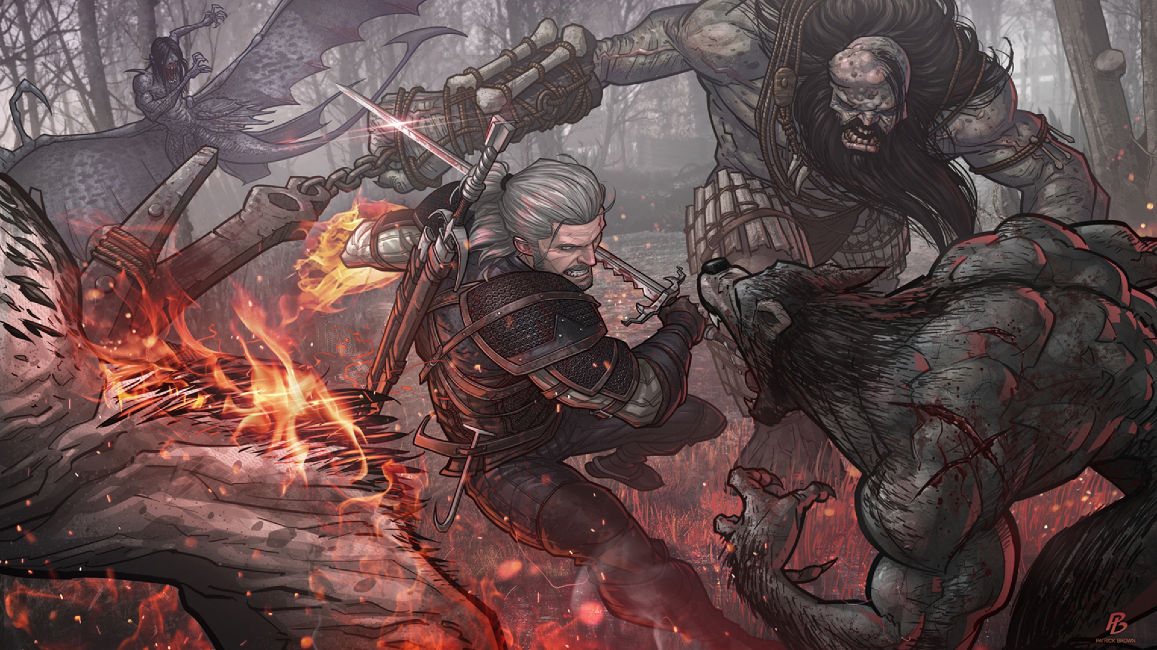 Witcher The Last Wish Illustration - HD Wallpaper 