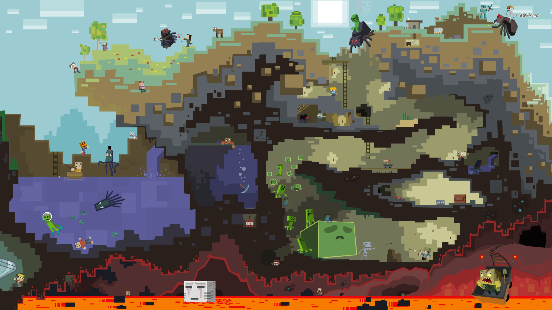 Minecraft Backgrounds Me - HD Wallpaper 
