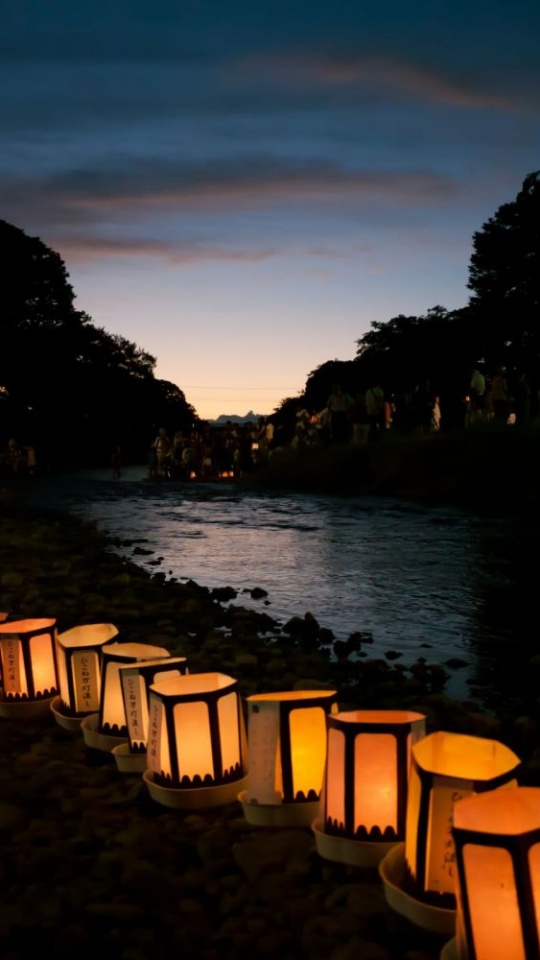 Japanese Lantern Lamp Light - Japan Wallpaper Iphone - HD Wallpaper 