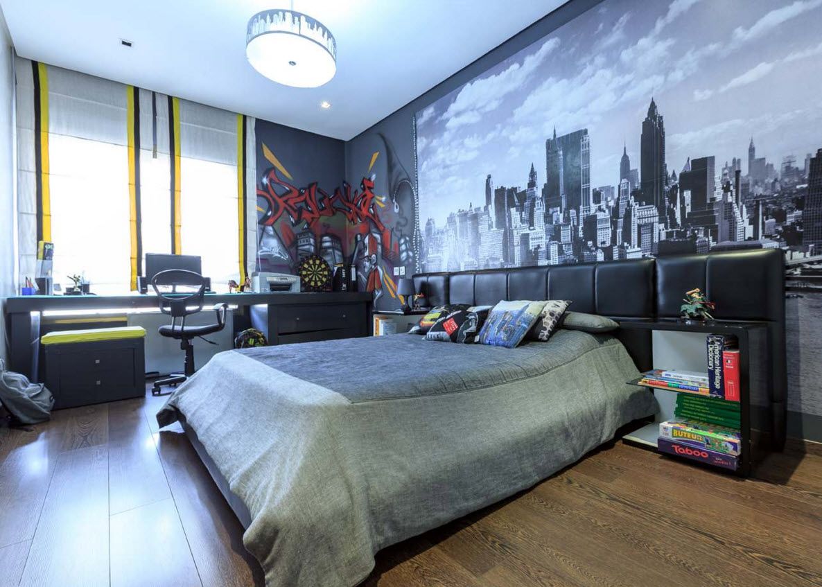 Boy S Room Design Ideas For Every Age And Situation - Boys New York Themed Bedroom - HD Wallpaper 