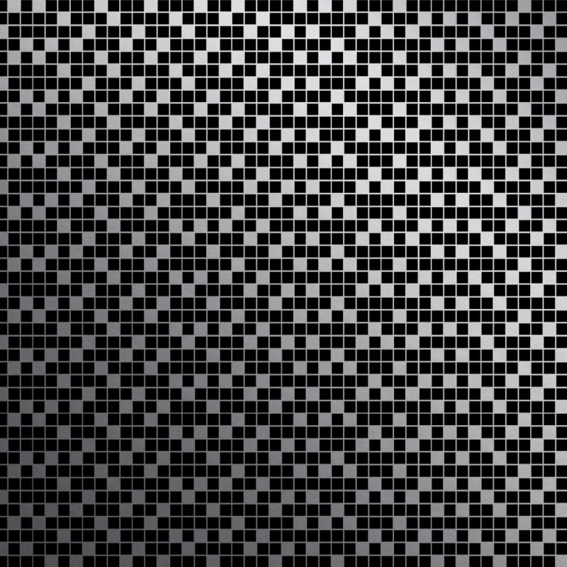 Tiles Silver Black Wallpaper - Black And White - HD Wallpaper 