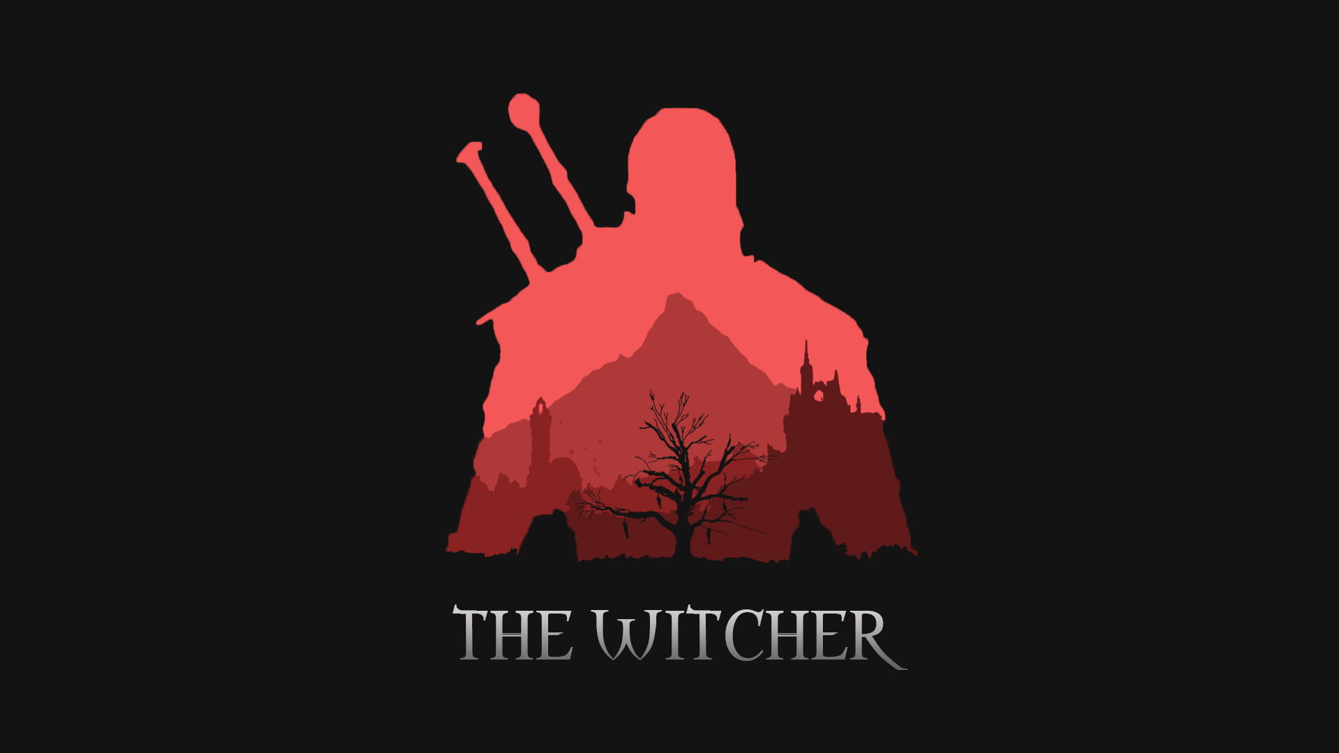 Minimalist Witcher 3 Wallpaper Phone - HD Wallpaper 