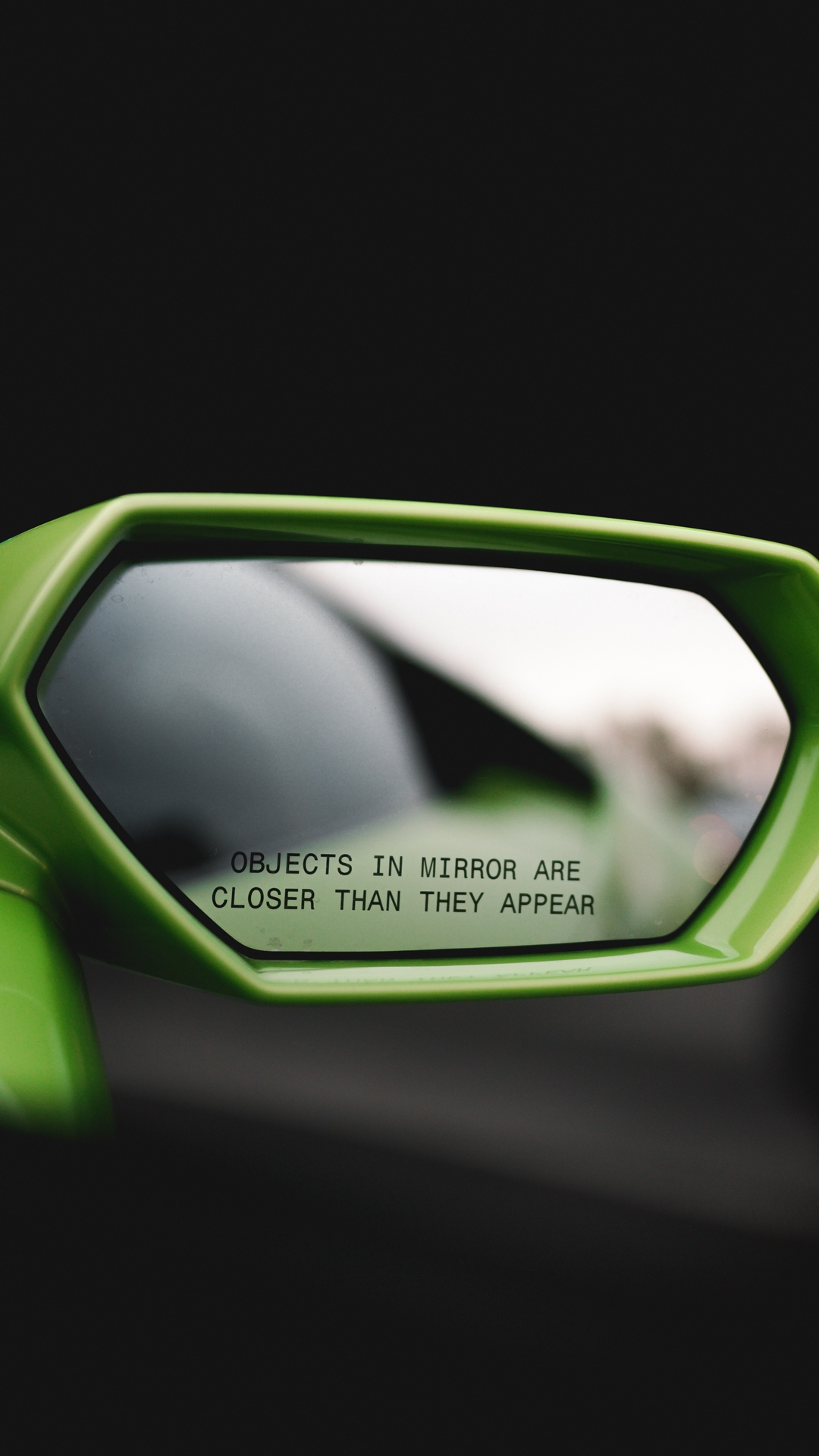 Wallpaper Mirror, Inscription, Car, Phrase - Mirror - HD Wallpaper 