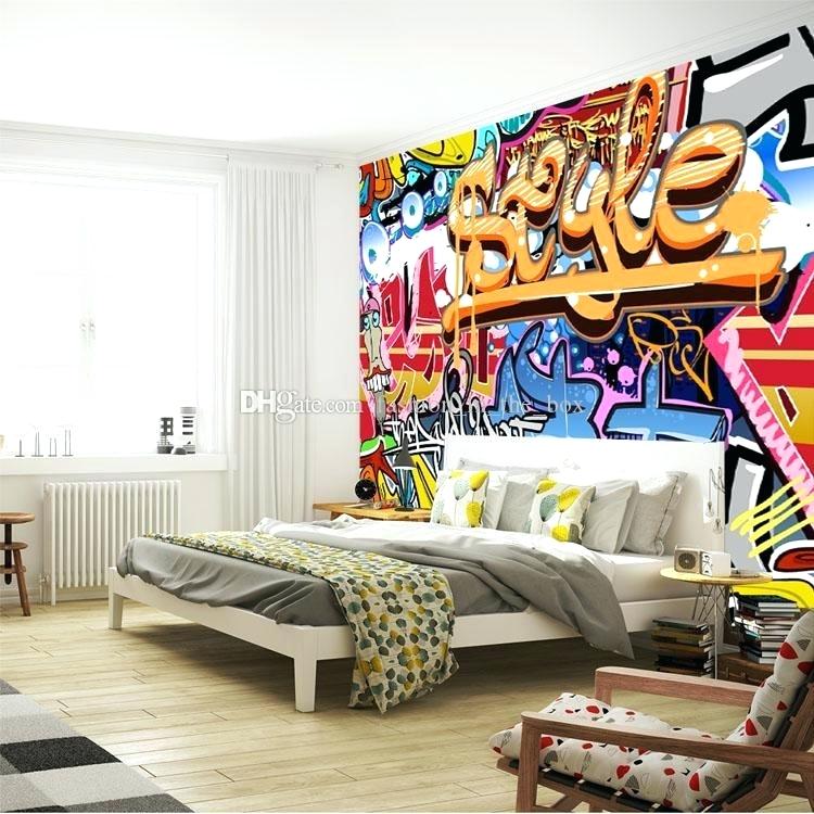 Graffiti Wallpaper For Boys Bedroom Urban Art Photo - Wall Print Design For Bedroom - HD Wallpaper 