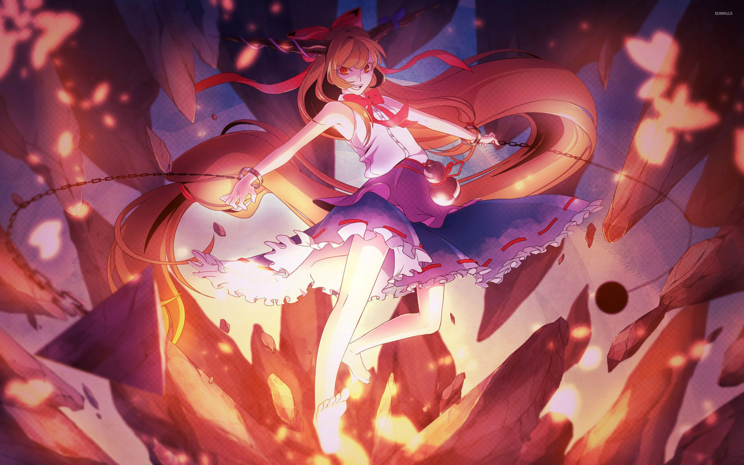 Touhou Wallpaper Suika - HD Wallpaper 