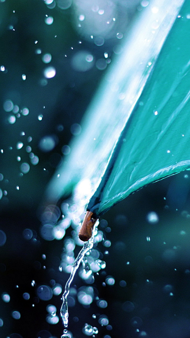 Rain Umbrella Iphone Wallpaper - Rain Umbrella Wallpaper Iphone - HD Wallpaper 