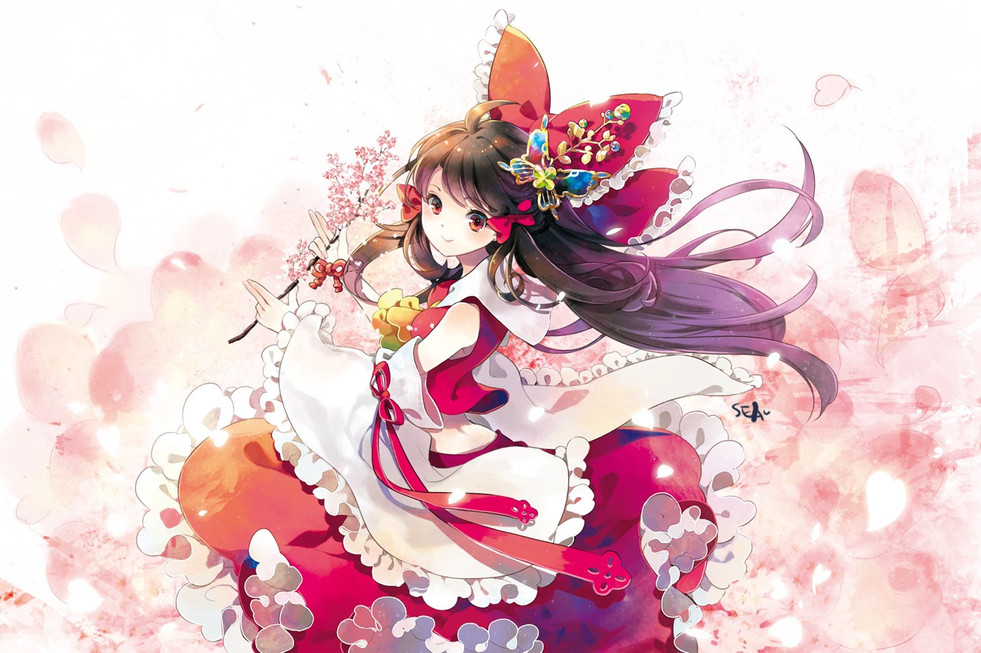 Hakurei Reimu Hd - HD Wallpaper 