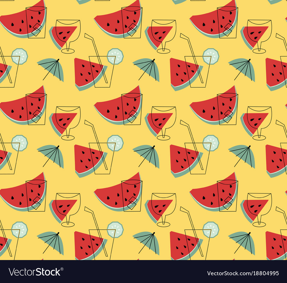 Lemonade Watermelon Background - HD Wallpaper 