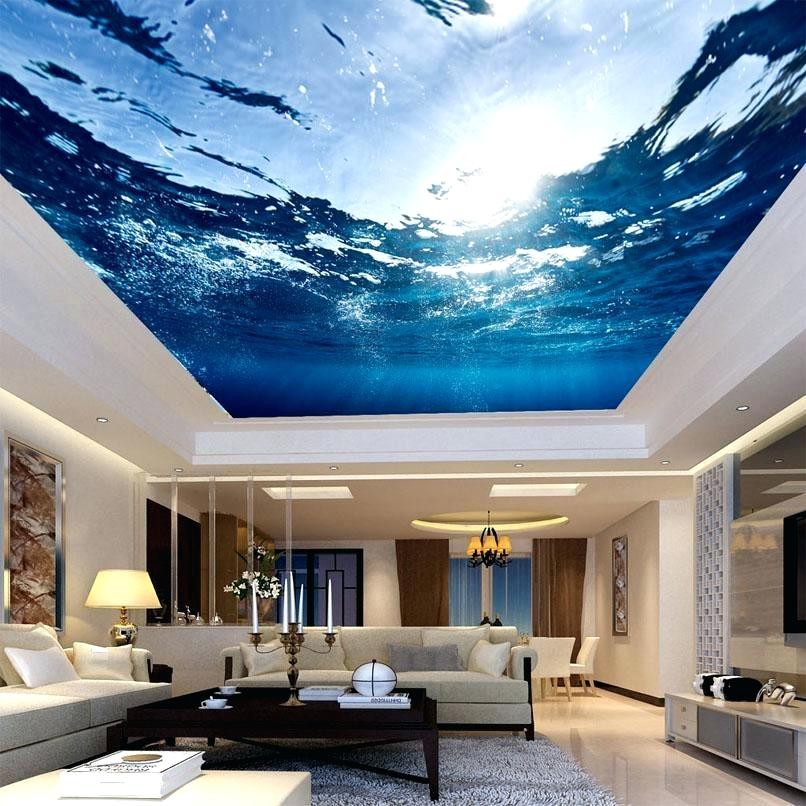 3d Mural Wallpaper Custom Any Size Mural Wallpaper - Suspended Ceiling Home - HD Wallpaper 