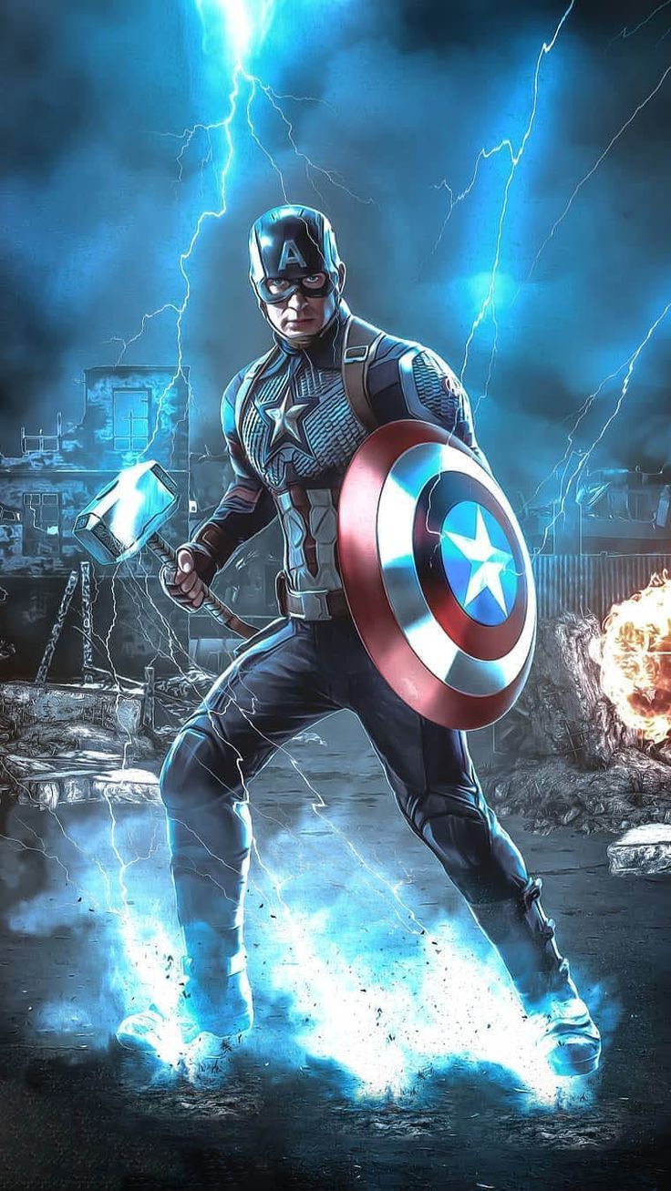 Captain America Hammer Png - HD Wallpaper 