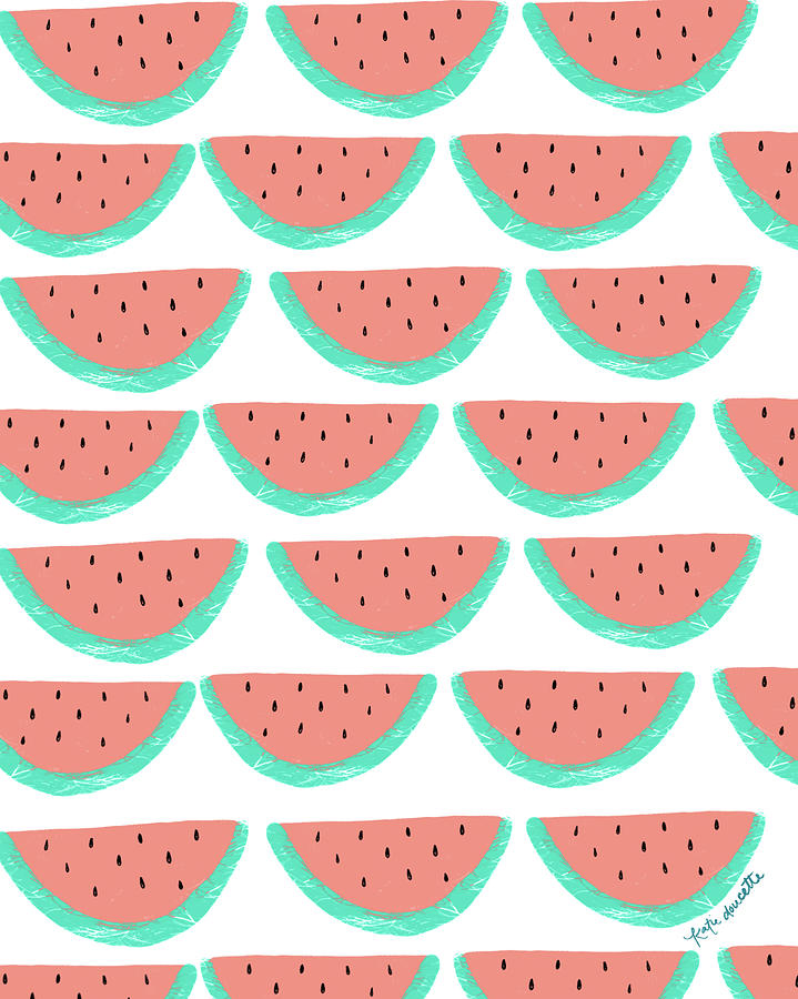 Watermelon Prints - HD Wallpaper 