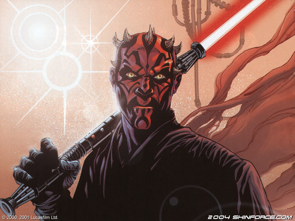 - 274kb - Star Wars Darth Maul Fan Art - HD Wallpaper 