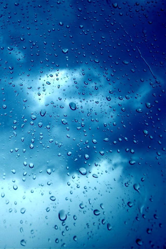 20180601 Wide, Iphone Wallpapers Rain - Iphone Rain Screensaver - HD Wallpaper 