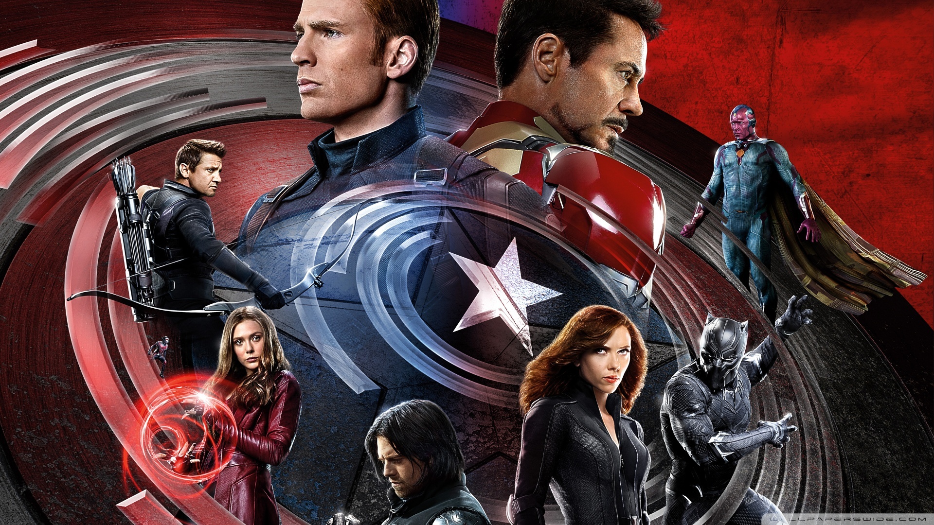 Civil War - Full Hd Captain America Civil War - HD Wallpaper 
