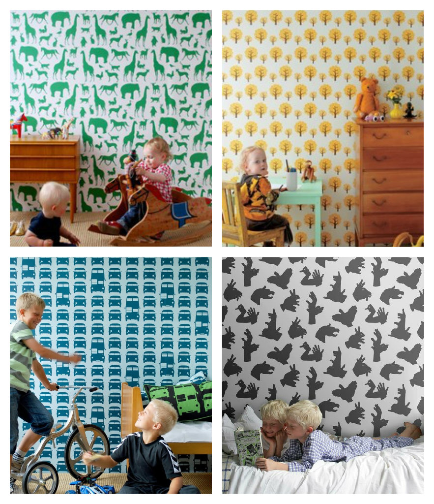 Ferm Living Wallpaper Boy Bedroom - HD Wallpaper 