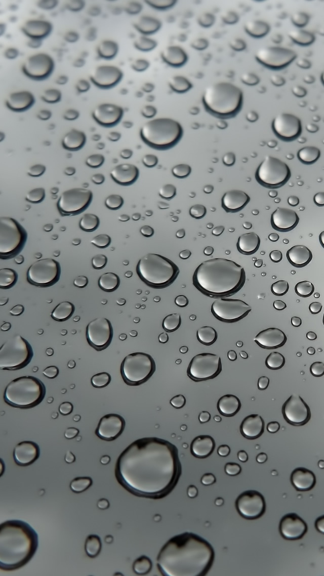 Raindrop 2 Iphone Wallpaper - Rain Drop Wallpaper Hd 4k - HD Wallpaper 