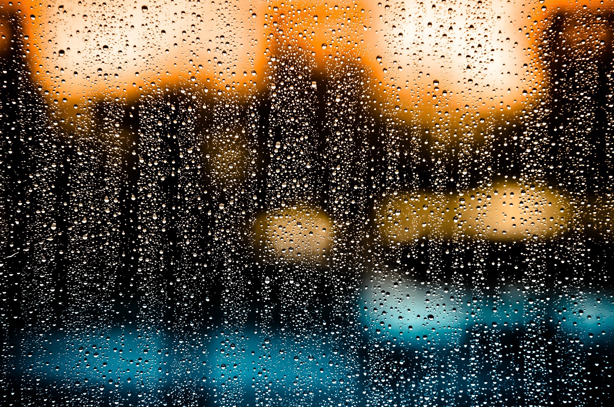 Water Drop On Glass - HD Wallpaper 
