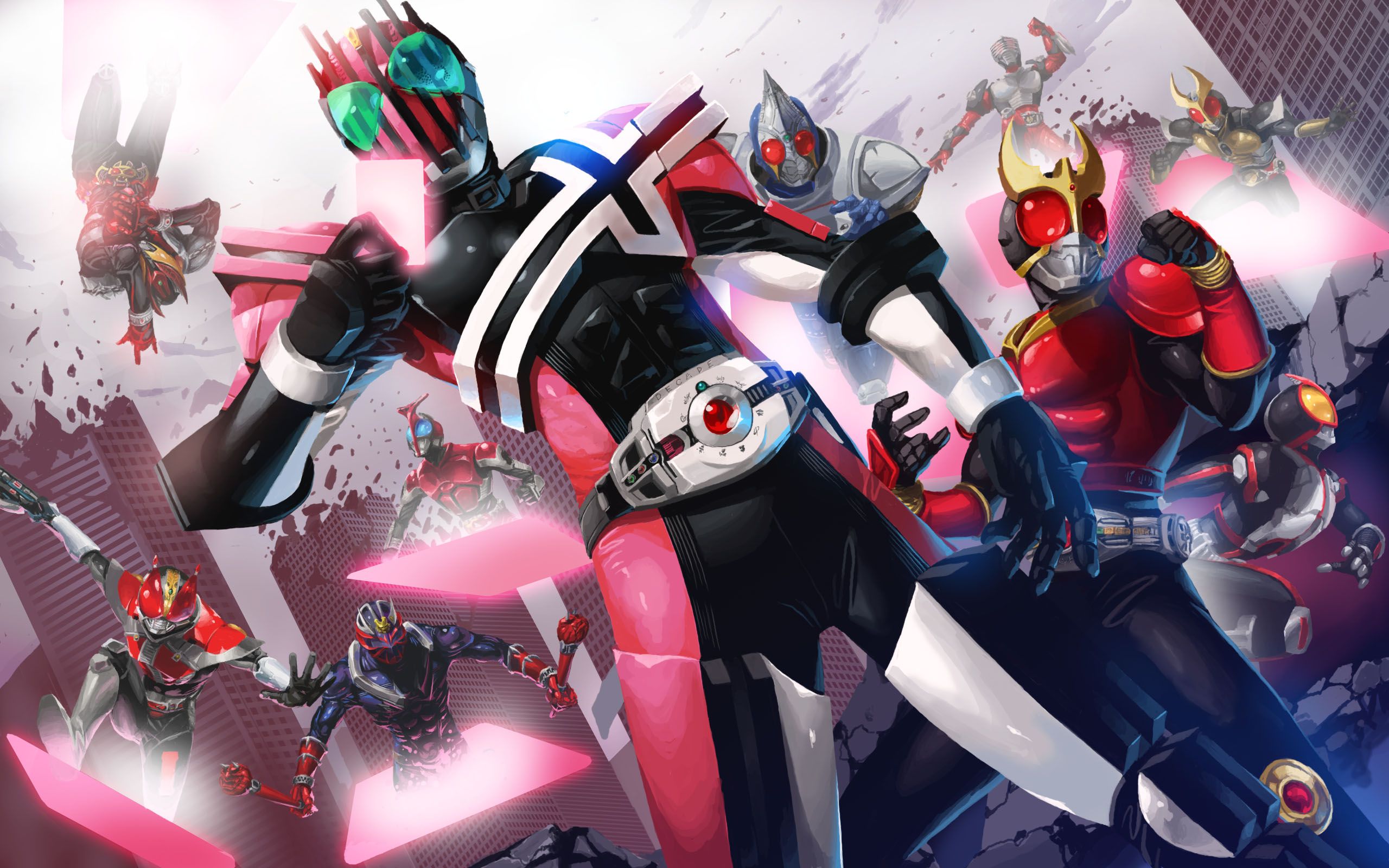 Kamen Rider Decade Art - HD Wallpaper 