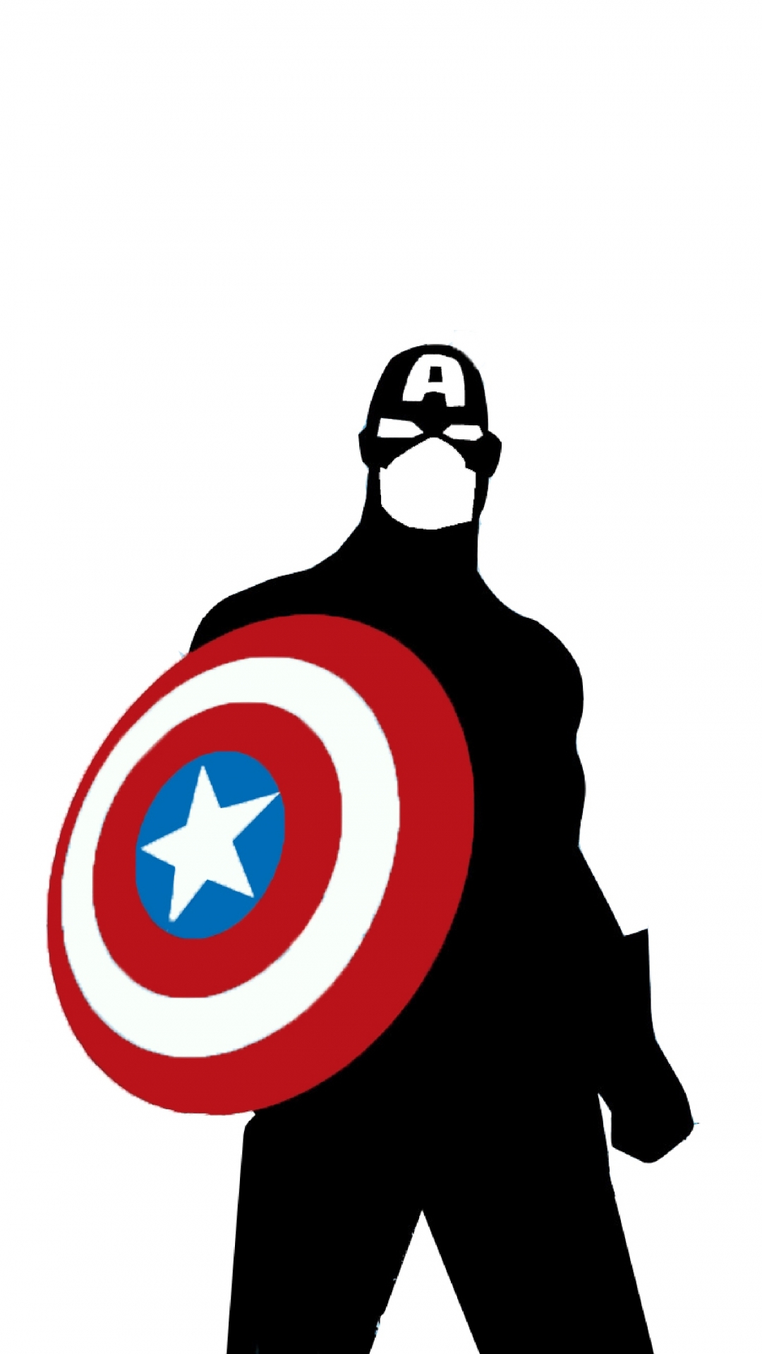 Hd Wallpapers Of Captain America Cartoon For Mobile - 1080x1920 Wallpaper -  