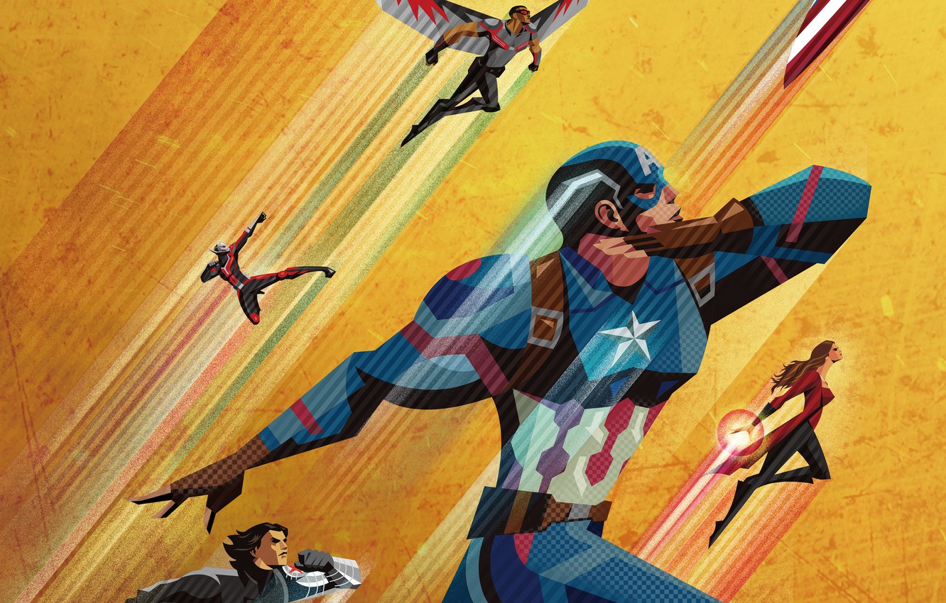Photo Wallpaper Art, Marvel, The First Avenger Confrontation, - Captain America Wallpaper Art - HD Wallpaper 
