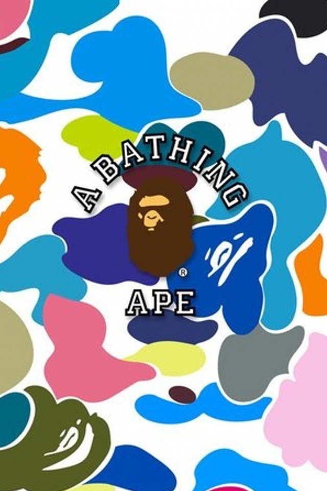 Hd Abathing Ape Iphone 4 Wallpapers - Bathing Ape Iphone Wallpaper Hd - HD Wallpaper 