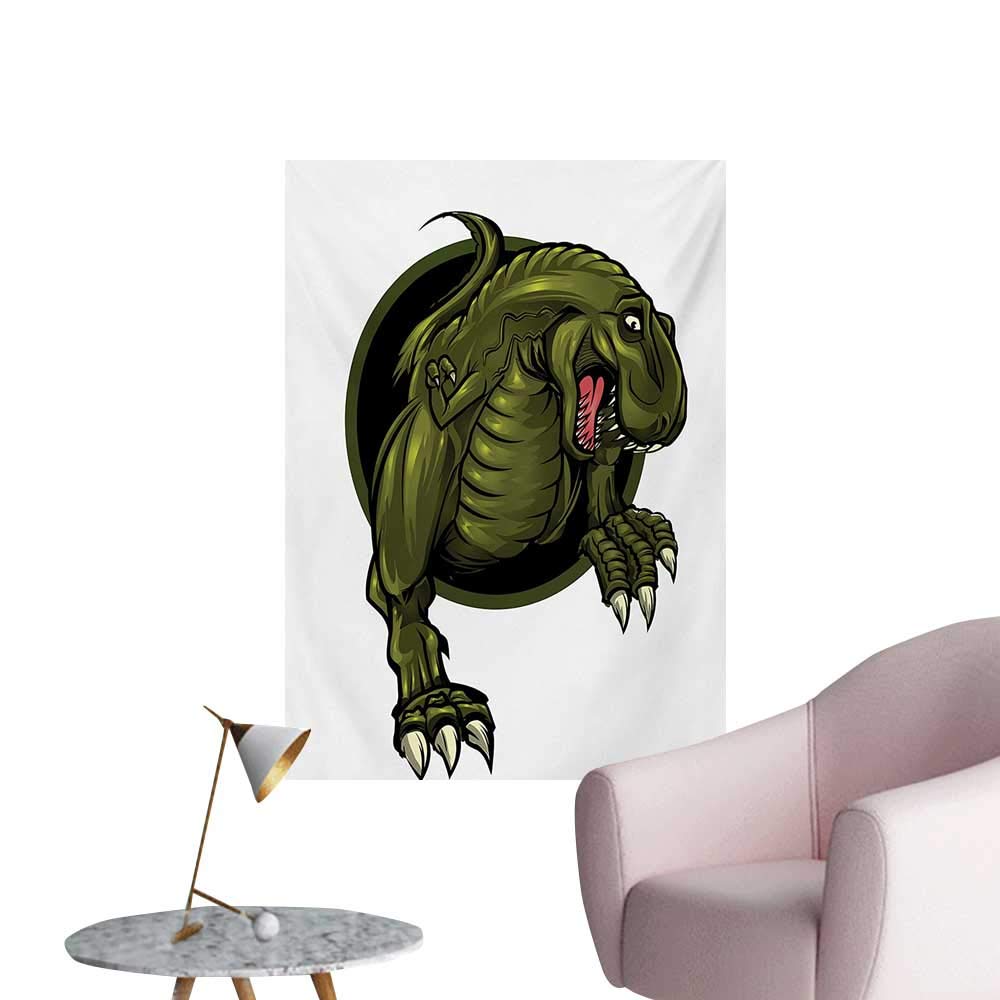 Jurassic Wallpaper Roaring T-rex Mascot Ancient Animal - Chair - HD Wallpaper 