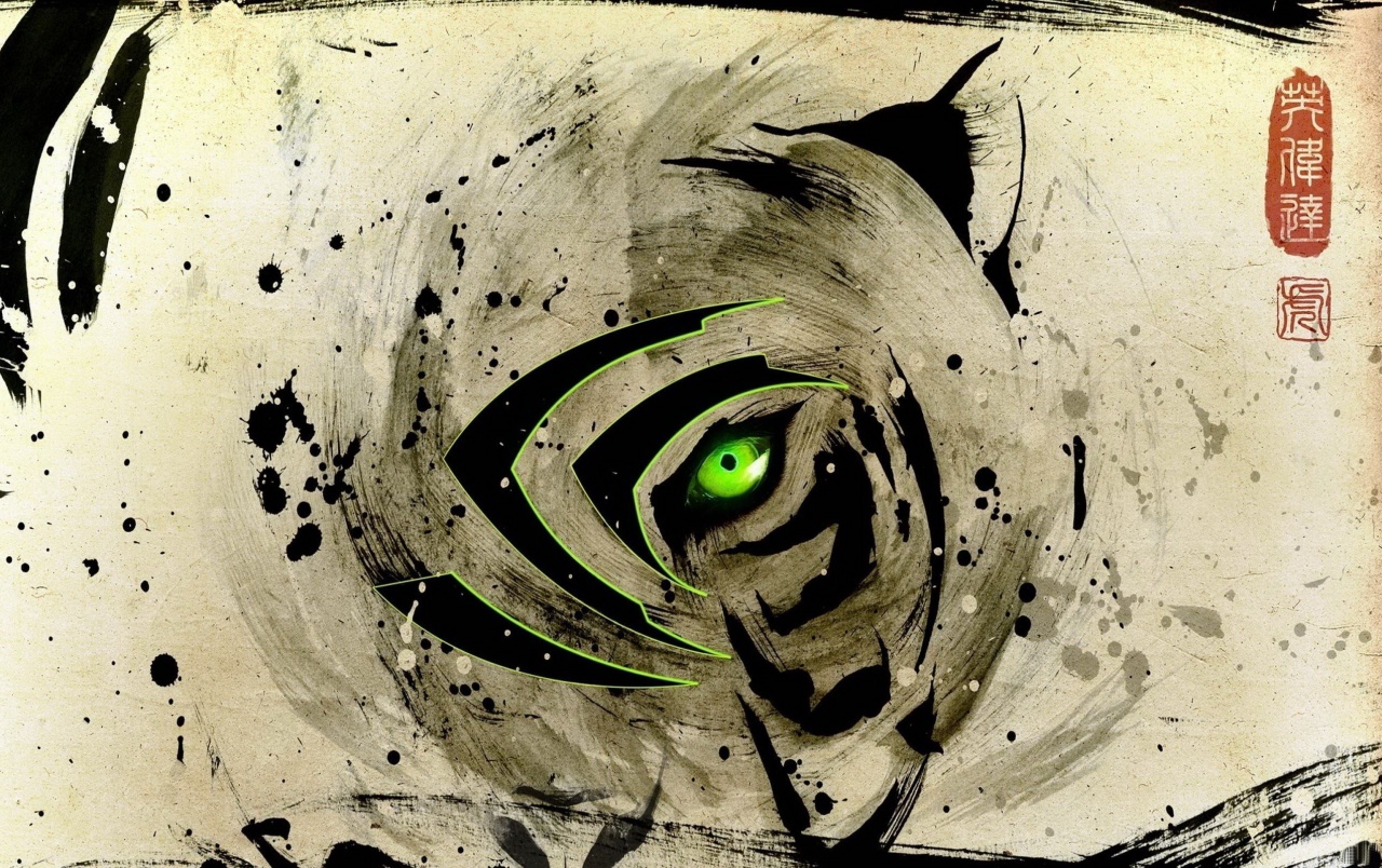 Eye Of The Tiger Nvidia Wallpapers - Nvidia Fondo De Pantalla - HD Wallpaper 