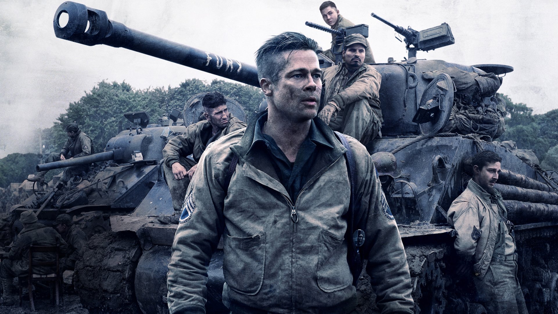 Fury Brad Pitt - HD Wallpaper 
