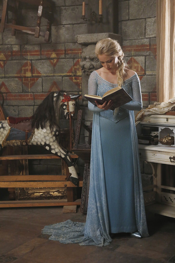 Women S Disney Frozen Queen Elsa Costume, Georgina - Elsa Once Upon A Time Dress - HD Wallpaper 