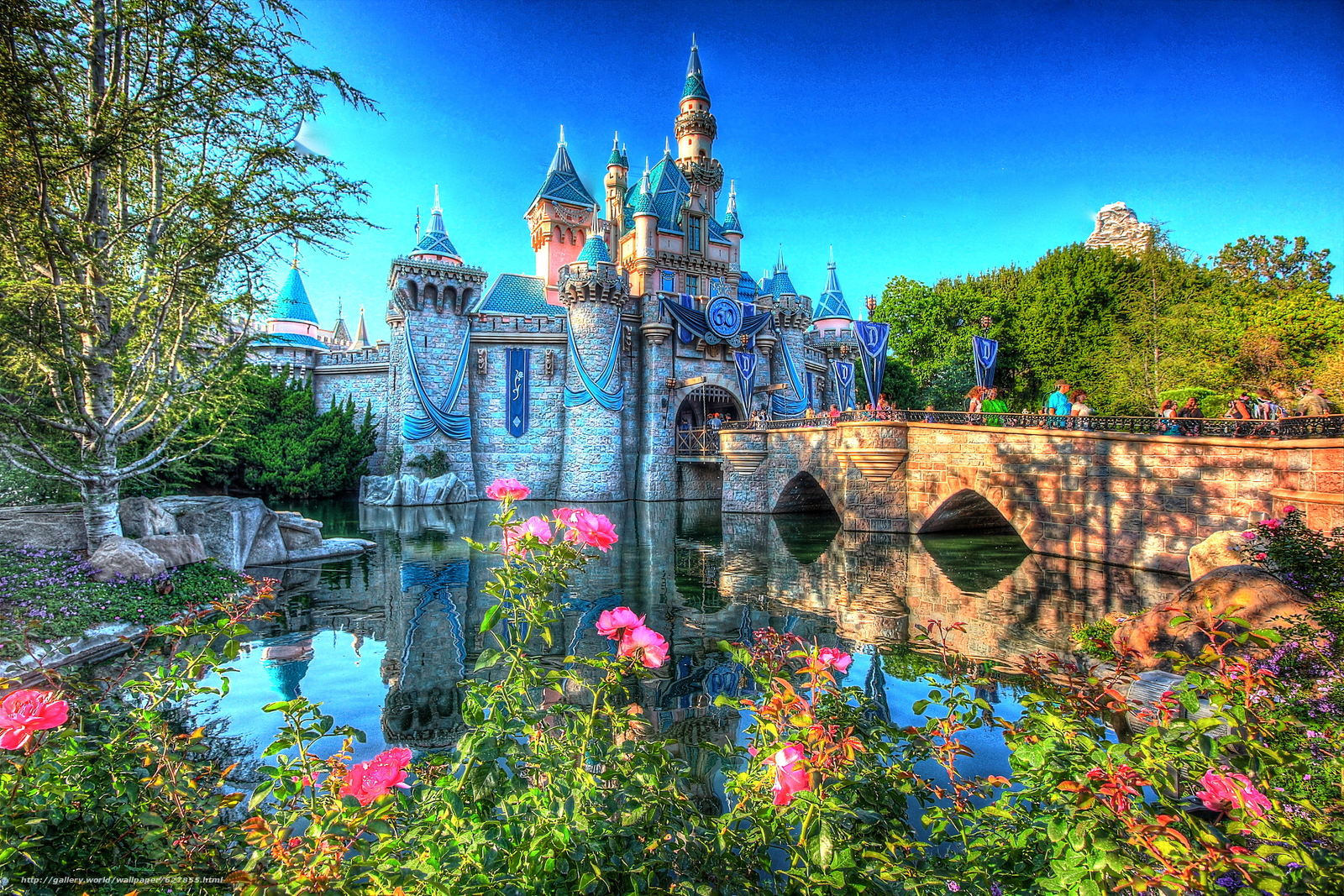 Download Wallpaper Disneyland, Southern California, - Disneyland Wallpapers For Desktop - HD Wallpaper 