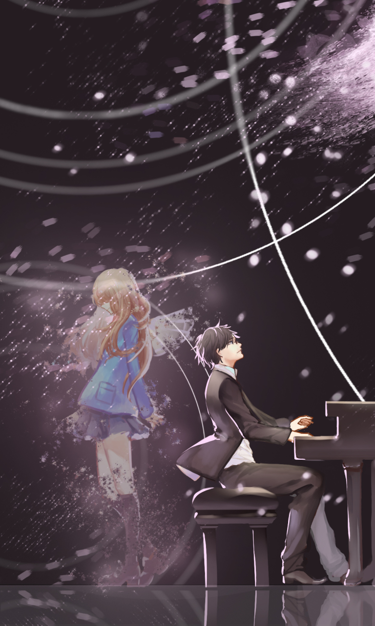 Your Lie In April Wallpaper For Android Hd - HD Wallpaper 