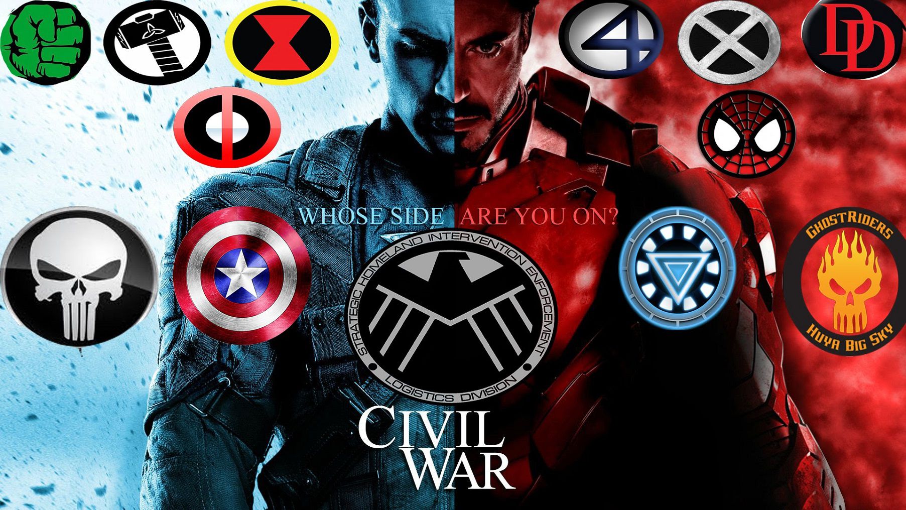 Civil War De Marvel - HD Wallpaper 