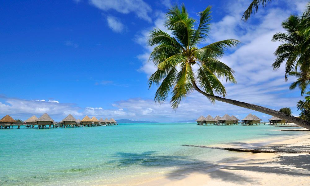 Bora Bora Beach - HD Wallpaper 