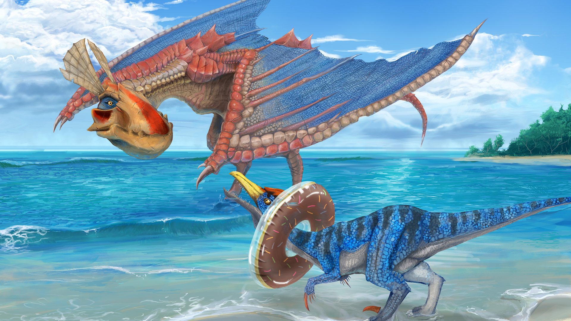 Monster Hunter Wallpaper Cute - HD Wallpaper 