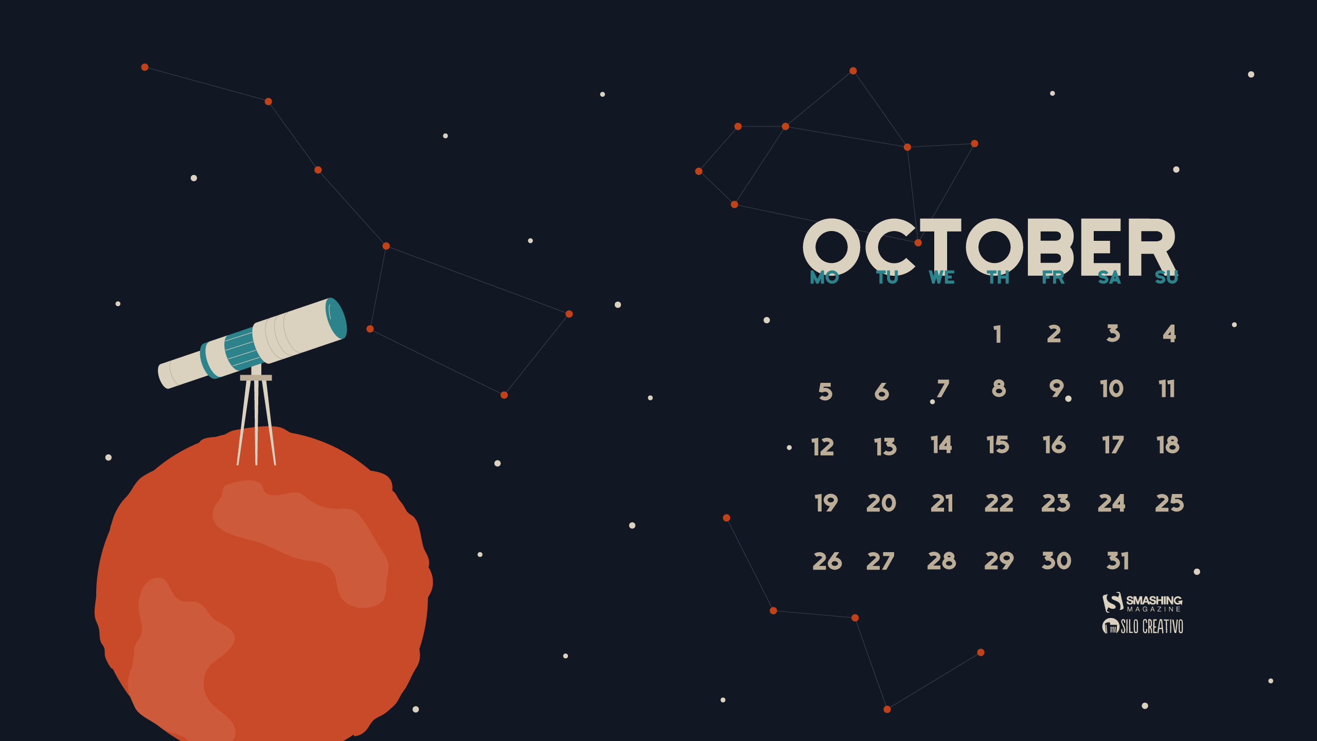 10 月 カレンダー デスクトップ - HD Wallpaper 