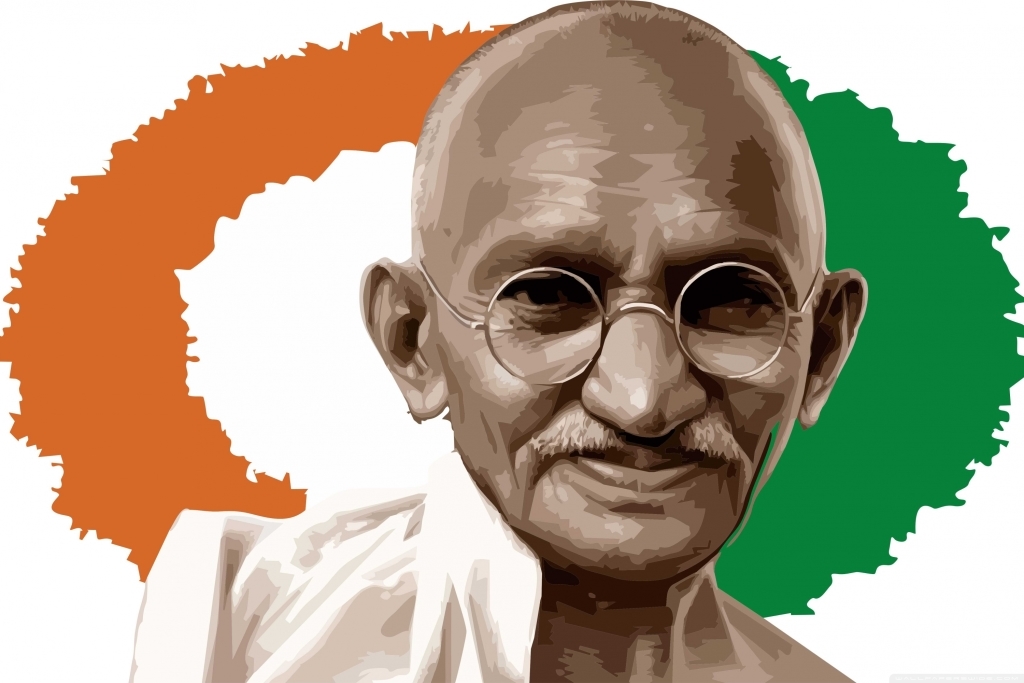 Mohandas Karamchand Gandhi - Gandhi Hd - HD Wallpaper 