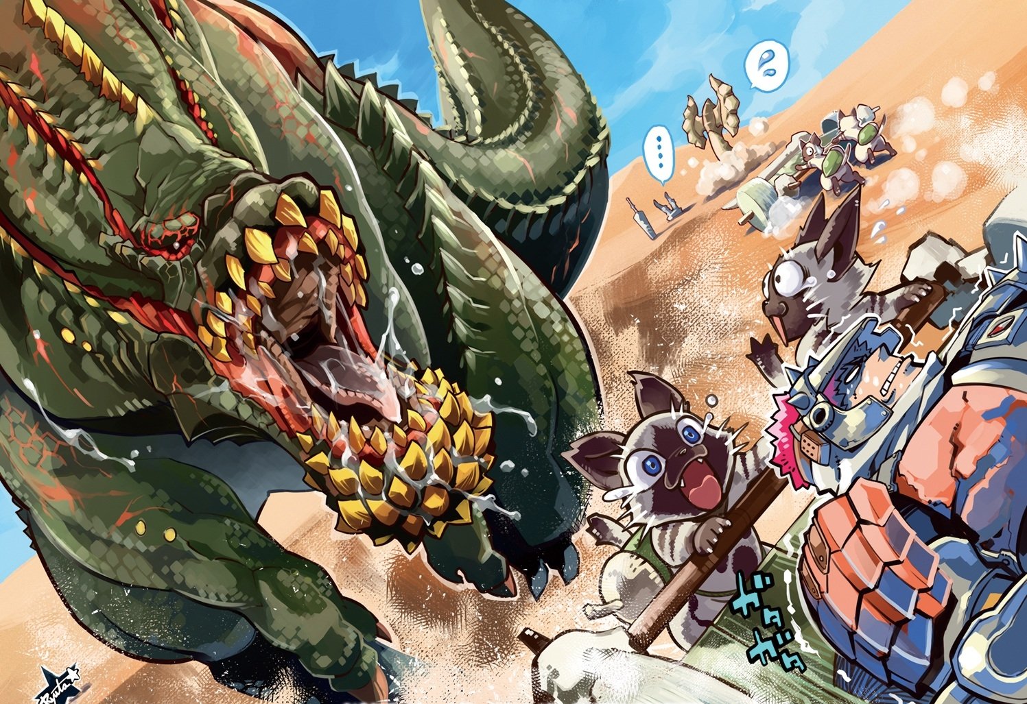 Monster Hunter Deviljho Fanart - HD Wallpaper 