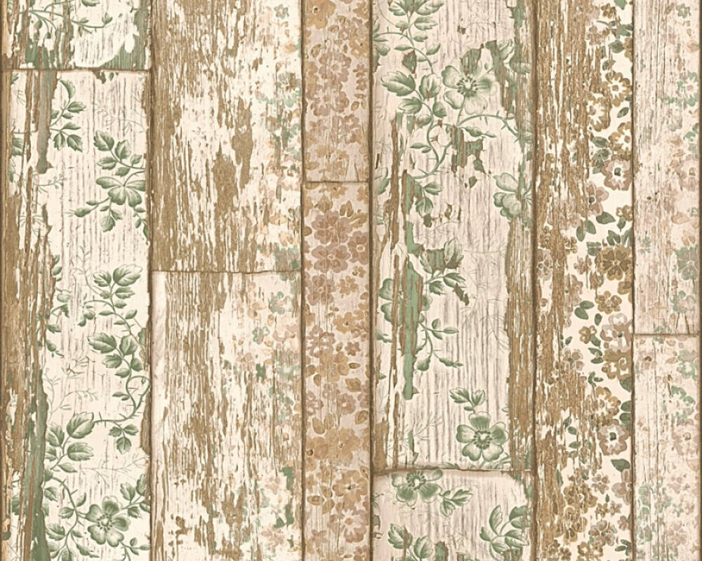 Création Wallpaper Wood, Cottage, Beige, Brown, Cream, - Behang Hout - HD Wallpaper 