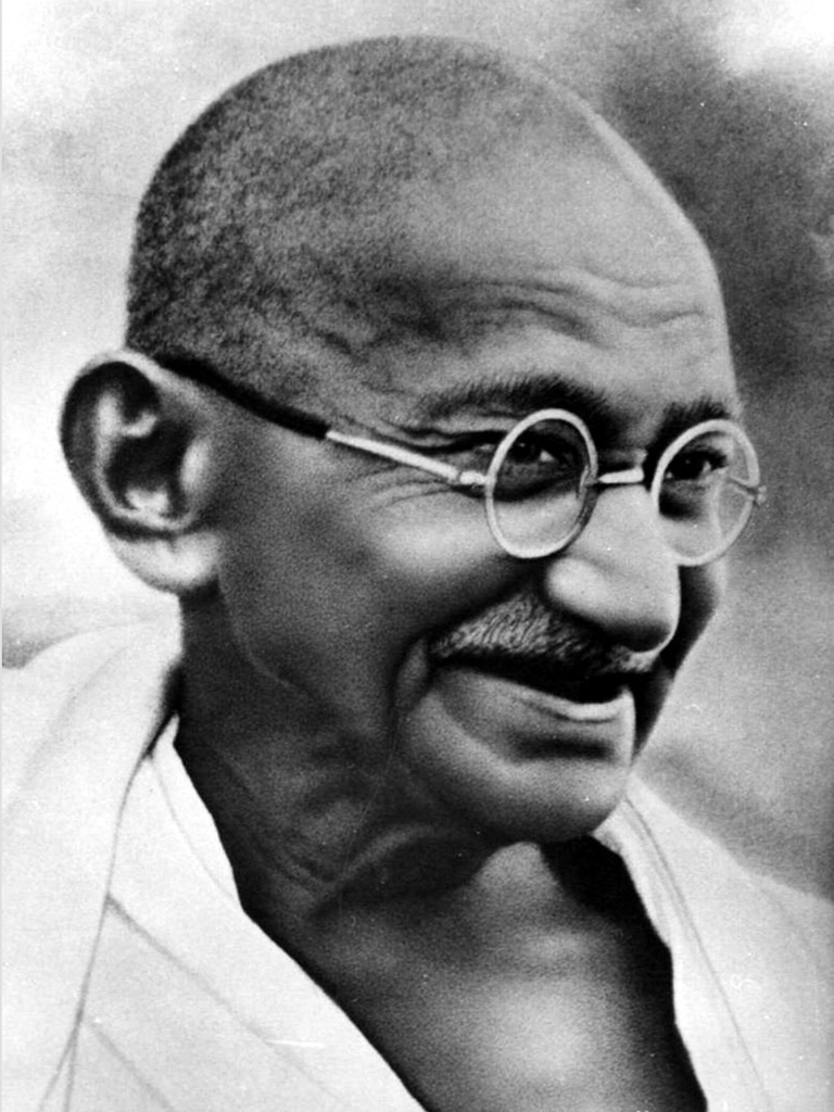Mahatma Gandhi Black & White Photo - Mahatma Gandhi - HD Wallpaper 