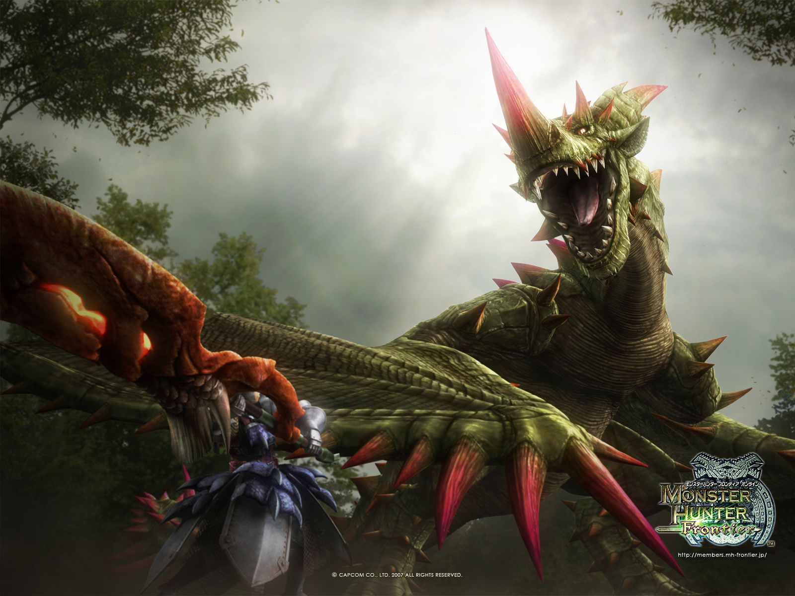 Monster Hunter Wallpaper - Monster Hunter Frontier Espinas - HD Wallpaper 