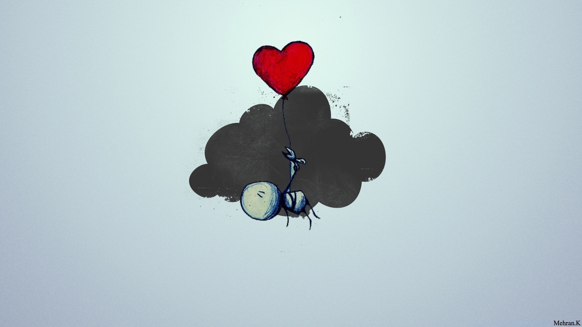 Hearts Sky - Love Story - HD Wallpaper 