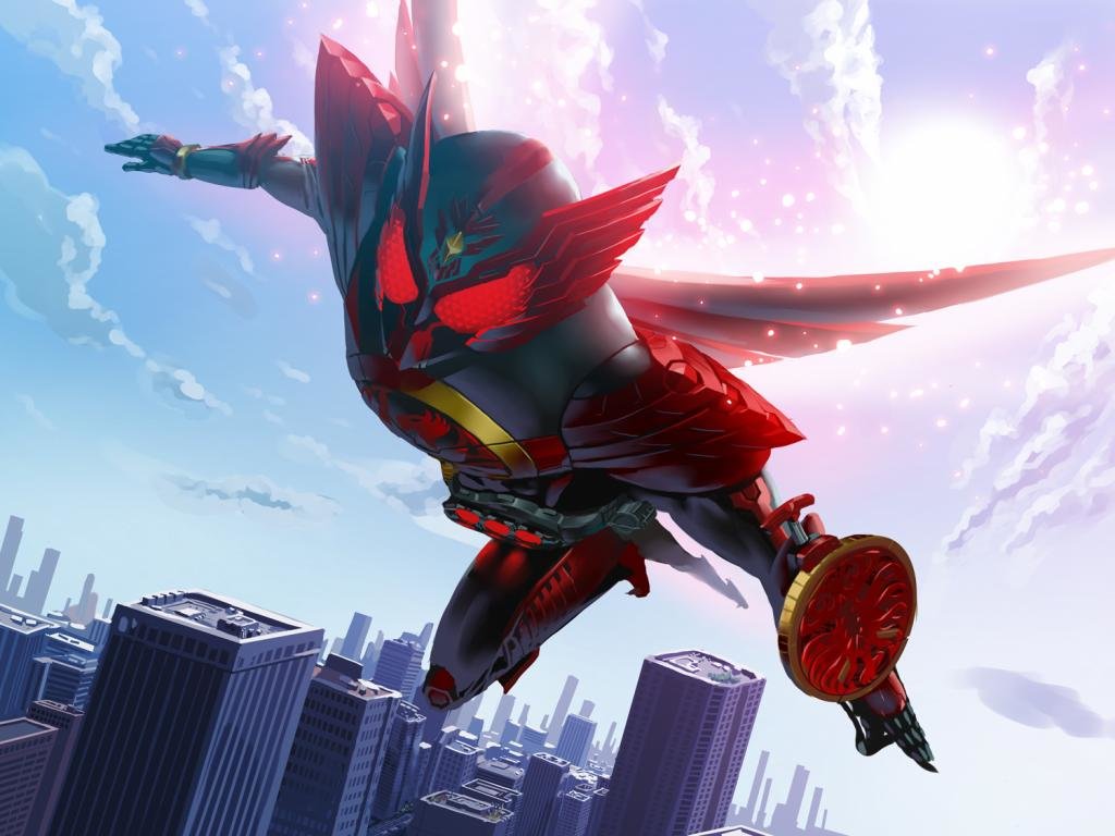 Awesome Kamen Rider Ooo Free Wallpaper Id - Kamen Rider Ooo Anime - HD Wallpaper 