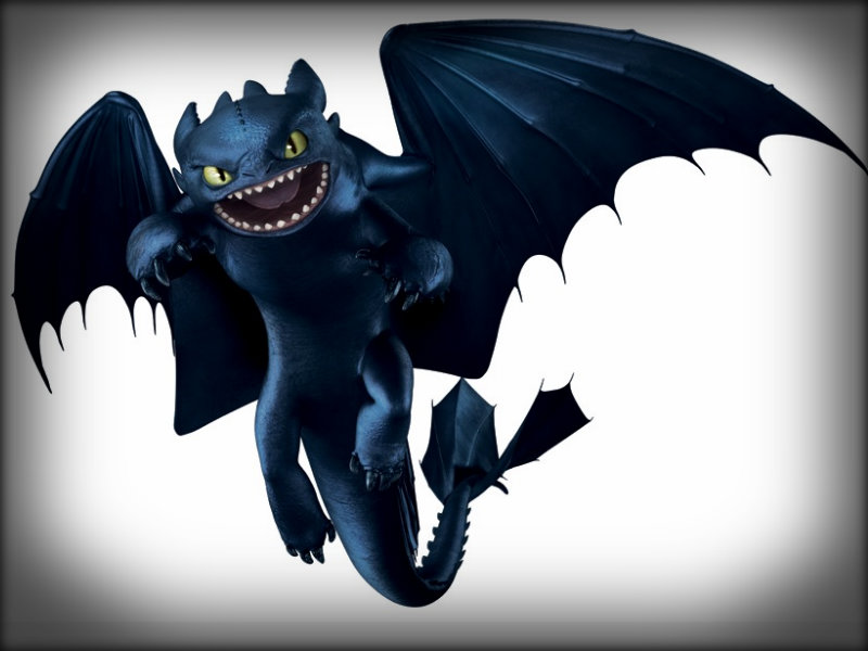 ★ Toothless ☆ - Train Your Dragon Night Fury - HD Wallpaper 
