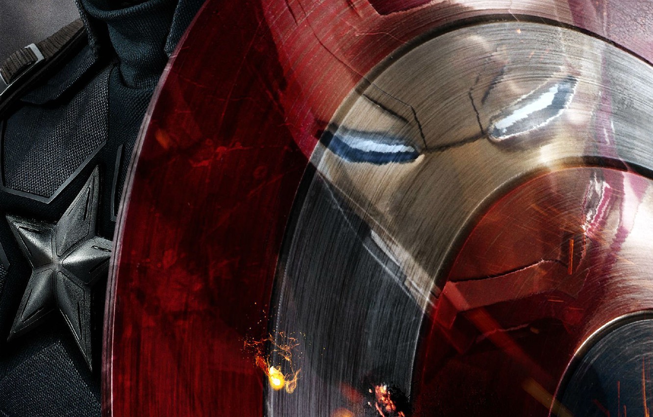 Photo Wallpaper The Film, Iron Man, Captain America, - High Definition Captain America Wallpaper Hd - HD Wallpaper 